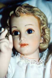 Baby Jesus in the crib